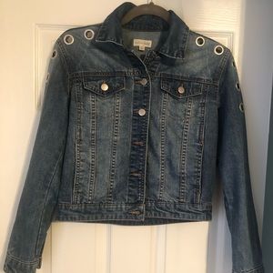 Maison Jules crop denim jacket